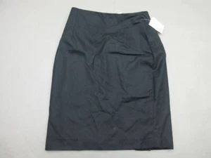 NWT Hero Size 10 Womens Black 100% Wool Warm Lined Casual A-Line Skirt - Picture 1 of 6