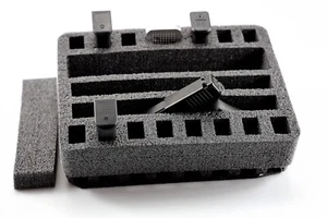 New 2 pistol handgun gun foam fits Pelican 1400 Harbor Freight Apache 2800 case - Picture 1 of 2