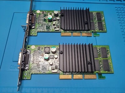 HP Nvidia Quadro4 NVS 200, 64MB SDRAM, AGP Graphics Cards. (319627-001) x2 - Image 1 of 4