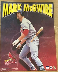 Poster Mark McGwire St. Louis Cardinals 16x20 Starline - Foto 1 di 1