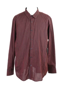 INC International Concepts Nuevo Rojo Abeto Ajustado CAMISA S - Imagen 1 de 3