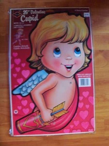 26" Cupid Jointed Valentines Decoration Completely Assembled 1993 Beistle NOS - Picture 1 of 2