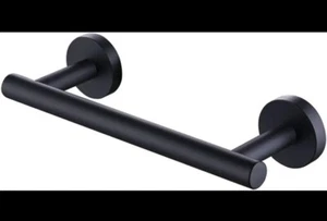 KES 6.7 Inches Matte Black Hand Towel Bar Bathroom Towel Holder Kitchen Dish - Picture 1 of 9