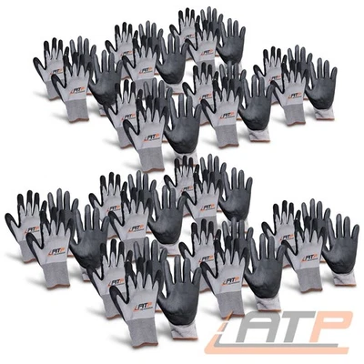 24 PAAR ARBEITSHANDSCHUHE MONTAGEHANDSCHUHE HANDSCHUHE MECHANIKER ATP GR XL - Bild 1 von 2