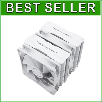 Stylish Aluminium CPU Air Cooler with RGB & 1500RPM Fans – Ideal for Gaming PCs - Image 1 of 4