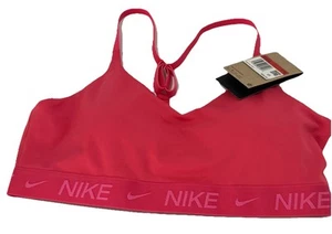 Nuevo Sujetador Deportivo Nike Para Mujer Soporte Ligero, Rosa Talla Grande FD1062-629 - Imagen 1 de 3