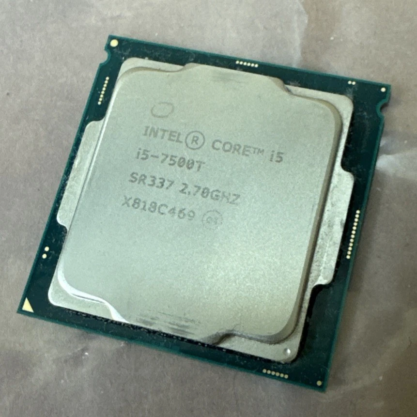 Intel Core i5-7500T (SR337) CPU 4 Cores/4 Threads 2.7GHz/3.3GHz Boost LGA1151 - Image 1 of 1