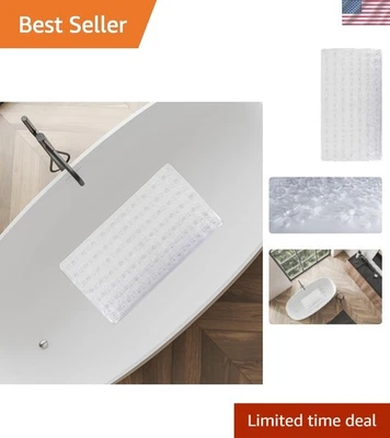 Alfombra de bañera con flores antideslizante, alfombra de ducha con ventosas y orificios de drenaje murciélago... Foto 1 de 4