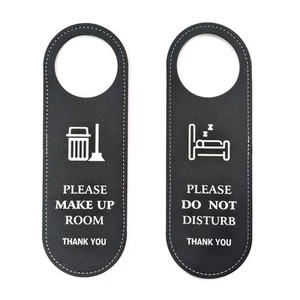 Double Sided Signage Communicates Do Not Disturb Effectively for Commercial Use - Picture 1 of 12