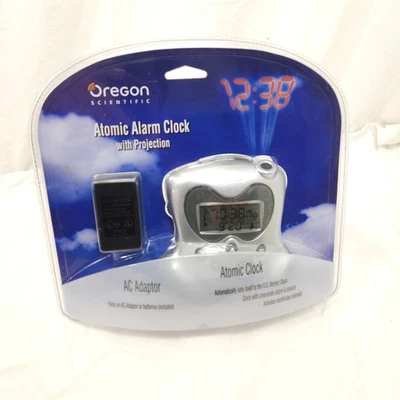 Oregon Scientific Self-Setting Atomic Projection  Alarm Clock RM313PA New Sealed - Image 1 of 3