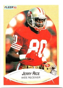 1990 Fleer #13 Jerry Rice San Francisco 49ers - Bild 1 von 2