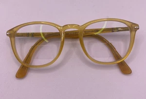 PERSOL MONTATURE SOLO OCCHIALI DA VISTA 3143-V 204 MIELE GIALLO 49-21-145 - Foto 1 di 9