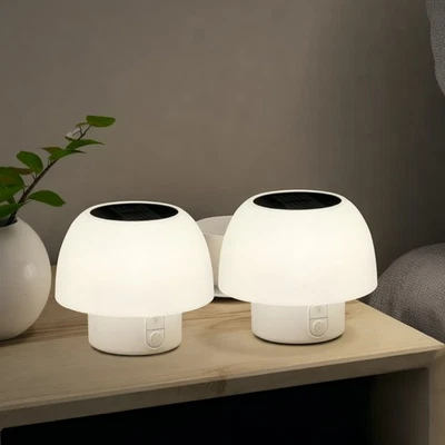 Solar LED Table Lamp Rechargeable Outdoor Indoor Waterproof Dimmable Patio Lamp - Image 1 of 4