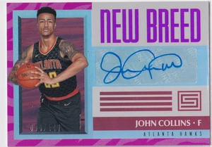 2017-18 Panini Status - Nuova Razza John Collins #NB-JCL Rosa /149 Auto (RC) - Foto 1 di 2