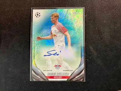 2023-24 Topps Jade Edition UCC Soccer Autograph #A-NS Nicolas Seiwald RC - 2 - Image 1 of 2
