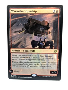 Edge Of Eternity - Warmaker Gunship - Spacecraft - Rare - Foil - Eoe 167 - - Picture 1 of 2