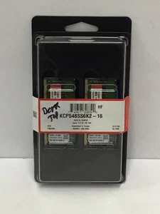 Kingston 16GB DDR5 4800MT/s SODIMM Kit PC4 38400 Memory KCP548SS6K2-16 - Picture 1 of 2