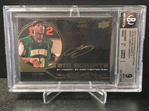 2011-12 UD Exquisite Collection UD Black Auto /15 LEBRON JAMES BGS 9 AUTO 10 - Picture 1 of 2