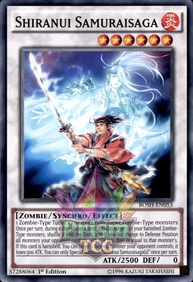 1st Ed Shiranui Samuraisaga BOSH-EN053 Yugioh - Image 1 of 1