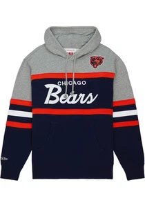 Chicago Bears Mitchell and Ness Head Coach Pullover Hoodie Stitched Logo XL - Picture 1 of 3
