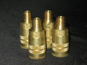 B22 20 SERIES COUPLERS PNEUMATIC QUICK COUPLINGS 1/4"-18 NPTF MALE PIPE THREAD - Picture 1 of 1