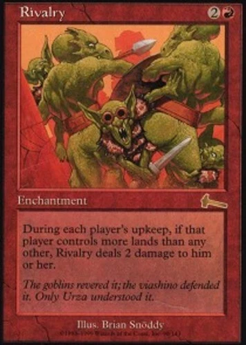 Rivalry ~ Lightly Played Urza's Legacy MTG Magic UltimateMTG Red Card - Image 1 of 1