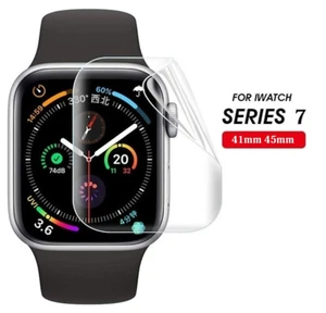 2 x For Apple Watch Series 7 Hydrogel Screen Protector 45mm / 41mm - Picture 1 of 10
