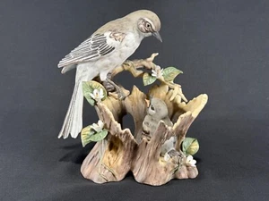 Vintage Homco Masterpiece Porcelain — Gentle Beginnings Mockingbirds — 1994 - Picture 1 of 14