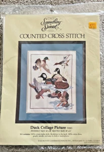 Something Special Counted Cross Stitch Kit "Duck Collage Picture" ~ NEW! - Picture 1 of 4