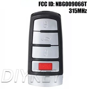 Remote Key Fob for Volkswagen Passat 2006-2013 CC 2007-2014 NBG009066T 315MHz - Picture 1 of 2