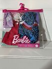 BARBIE Fashion 2-Pack Clothing Animal Print Dress Top Overalls Accessories New