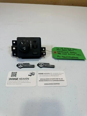 Interruptor de luz antiniebla de carga de faros Dodge Ram 2006-2009 OEM P56049637AD 1500-3500 Foto 1 de 4