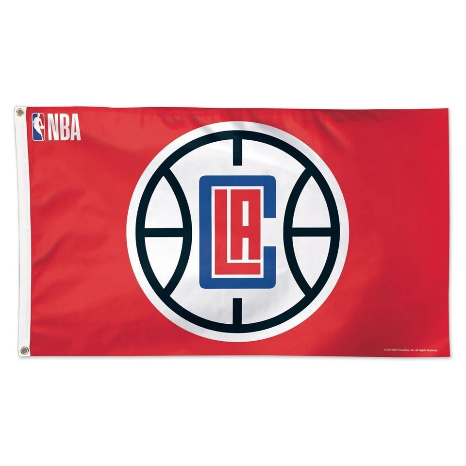 LOS ANGELES CLIPPERS 3'X5' DELUXE RED FLAG NEW WINCRAFT 👀 - Image 1 of 1