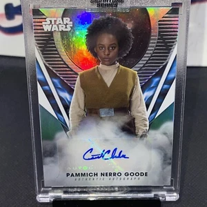 Serie Signature Star Wars 2023 Pammich Nerro Goode Auto A-cc Crystal Clark Ref - Imagen 1 de 10