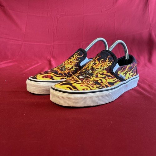 Nuova scarpa da skate classica Vans Oldol Skool Flame Devilai Samura t 7s US59)