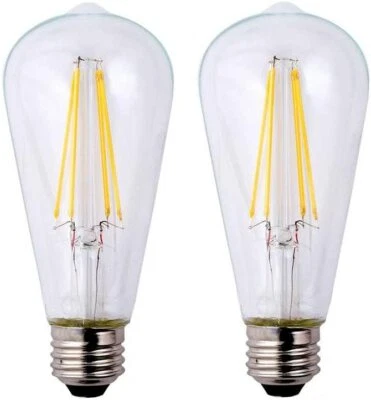 EcoSmart 75W ST19 Antique Dimmable 800 Lumens 8.5 W Vintage LED Light Daylight  - Image 1 of 3