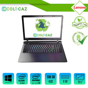 LENOVO IdeaPad100-15IBY - Celeron N2840  2.16Ghz- 8Go -500GoHDD -Carte graph 2GB