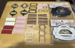 Neu Destash Posten 42 Stück verschiedene Metall Exlibris Holtz Martha Basic grau - Bild 1 von 3