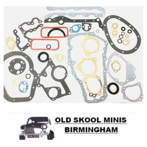CLASSIC MINI ENGINE BLOCK & GEARBOX REBUILD GASKET SET 1959-2000 998cc & 1275cc - Picture 1 of 1
