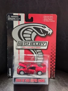 Shelby Collectibles 2008 Ford Mustang GT500 Super Snake Red/Black 1:64 NIP - Picture 1 of 4