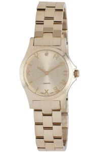 Haurex Italy Women's 7Y505DCS City Diamond Yellow Gold IP Stainless Steel Watch - Picture 1 of 1