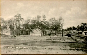 Exterior Landscape Road View of Buildings at Camp Blanding FL Postcard D2 - Picture 1 of 2