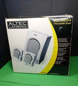 Vintage Altec Lansing Multimedia Computer Speaker System AVS300 w/ Power Cord - Picture 1 of 22