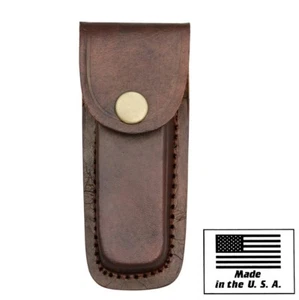 Pocket Knife Genuine leather Sheath Brown - Picture 1 of 3