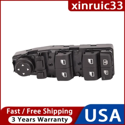 Interruptor de ventana Power Master lado del conductor para BMW 528I 535D 535I 535I GT 640I M5 M6 Foto 1 de 4