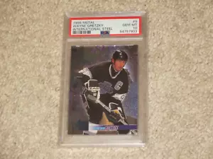 Wayne Gretzky 1995 Fleer Metal International Steel #5 RARO CABRA PSA 10 GEMA COMO NUEVO - Imagen 1 de 2