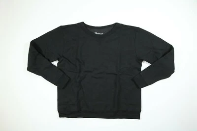 Sudadera negra Hanes para mujer suave sudor hilo Ecosmart ¡NUEVA! Nuevo con etiquetas Foto 1 de 3