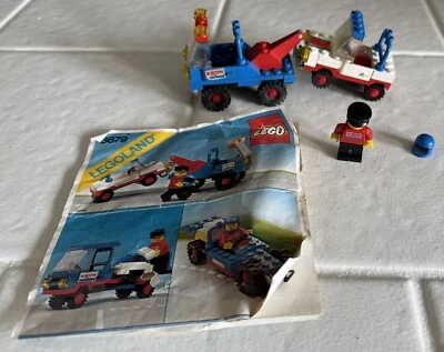 Camión de remolque LEGO 6679 Exxon 1980 vintage 100 % completo con instrucciones Foto 1 de 4