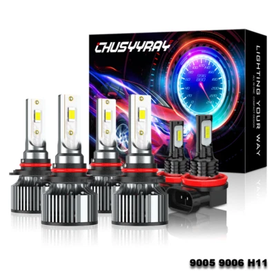 Faros LED altos y bajos + luces antiniebla para Toyota Corolla 2009 2010 2011 2012 2013 Foto 1 de 4