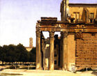 Oil Christoffer-Wilhelm-Eckersberg-View-of-the-Via-Sacra-Rome cityscape canvas